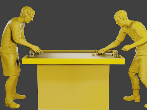 Soccer Table Players Modelo de impresión 3D