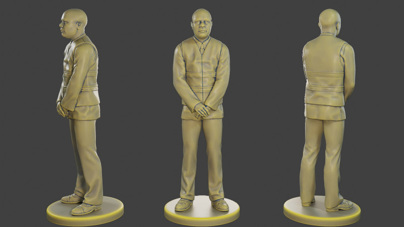 Male Securityreflective vest MSRV 005 Modèles 3D en vedette .c4d .max .obj .3ds .fbx .stl .blend 