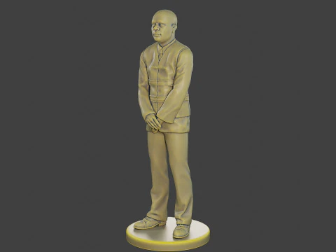 Male Securityreflective vest MSRV 005 3D Print Model