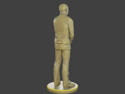 Male Securityreflective vest MSRV 005 Modèles 3D en vedette