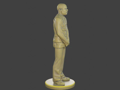 Male Securityreflective vest MSRV 005 3D Print Model