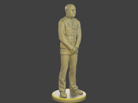 Male Securityreflective vest MSRV 005 3D Print Model
