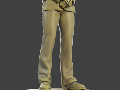 Male Securityreflective vest MSRV 005 Modèles 3D en vedette