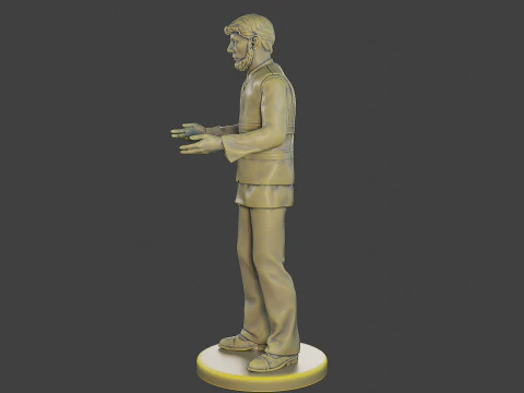 Male Securityreflective vest MSRV 006 3D Print Model