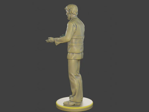 Male Securityreflective vest MSRV 006 3D Print Model