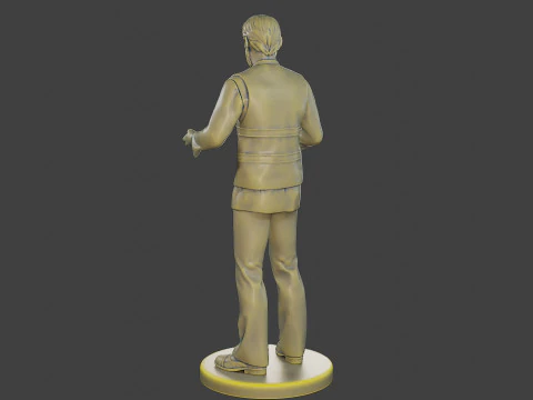 Male Securityreflective vest MSRV 006 3D Print Model