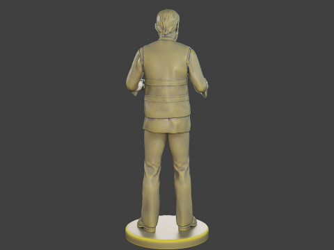 Male Securityreflective vest MSRV 006 Modèles 3D en vedette