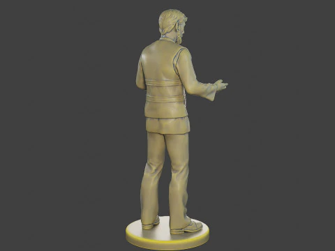 Male Securityreflective vest MSRV 006 3D Print Model