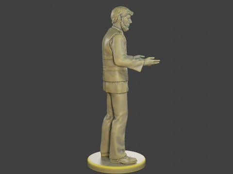 Male Securityreflective vest MSRV 006 3D Print Model