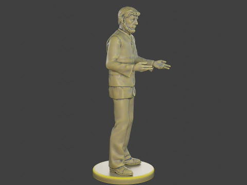 Male Securityreflective vest MSRV 006 3D Print Model