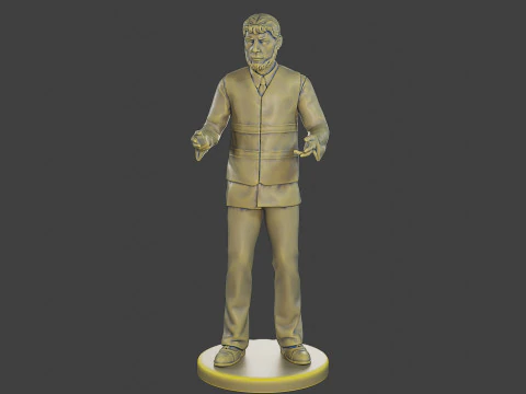 Male Securityreflective vest MSRV 006 3D Print Model
