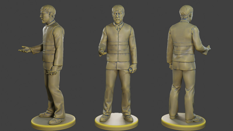 Male Securityreflective vest MSRV 007 Model do druku 3D .c4d .max .obj .3ds .fbx .stl .blend 