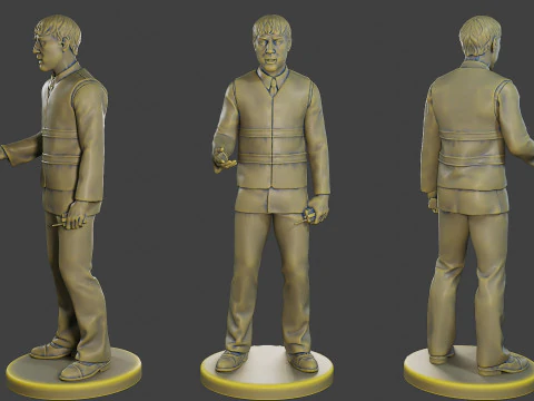 Giubbotto riflettente di sicurezza maschile MSRV 007 Modello di stampa 3D