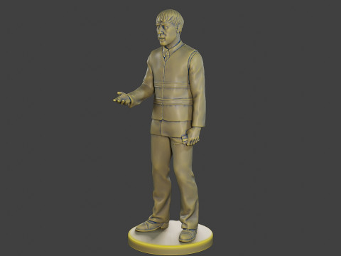 Male Securityreflective vest MSRV 007 Model do druku 3D