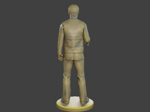 Male Securityreflective vest MSRV 007 Model do druku 3D