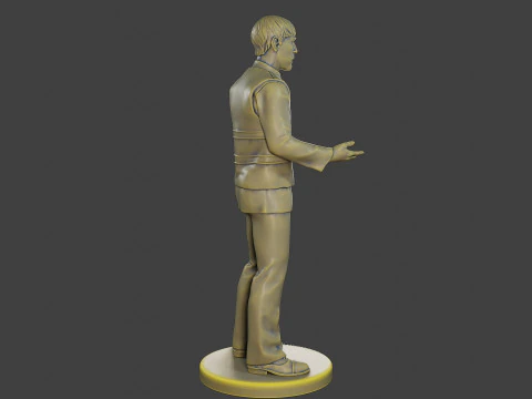 Male Securityreflective vest MSRV 007 3D Print Model