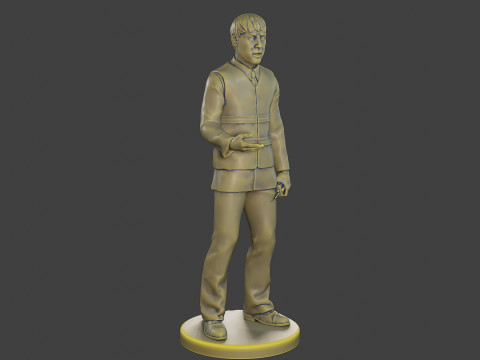Male Securityreflective vest MSRV 007 Model do druku 3D