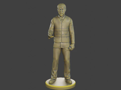 Male Securityreflective vest MSRV 007 3D Print Model