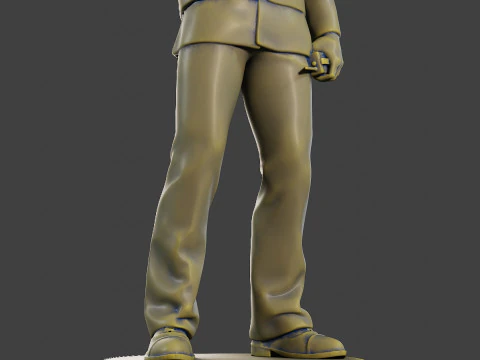 Male Securityreflective vest MSRV 007 3D Print Model