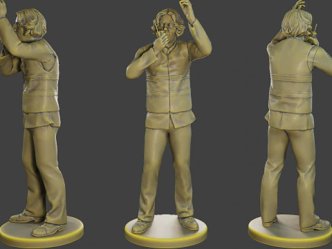 Gilet riflettente di sicurezza da uomo MSRV 008 Modello di stampa 3D