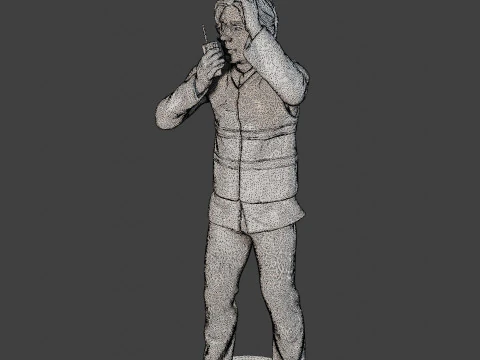 Male Securityreflective vest MSRV 008 3D Print Model