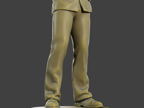 Male Securityreflective vest MSRV 008 3D Print Model