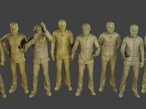 Male Securityreflective vest MSRV Pack1 3D Print Model