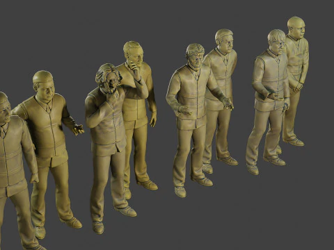 Male Securityreflective vest MSRV Pack1 3D Print Model