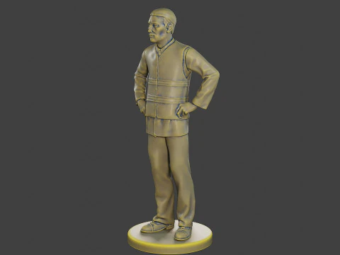 Male Securityreflective vest MSRV 009 3D Print Model