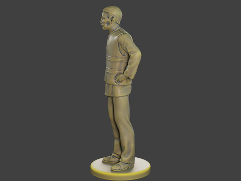 Male Securityreflective vest MSRV 009 3D Print Model