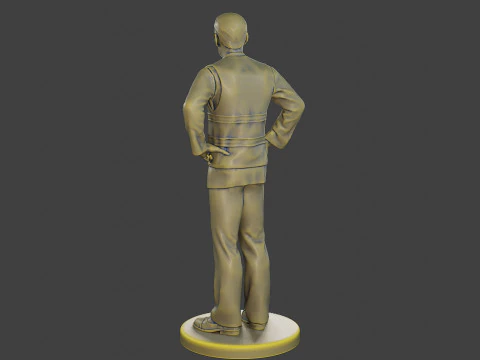 Male Securityreflective vest MSRV 009 3D Print Model