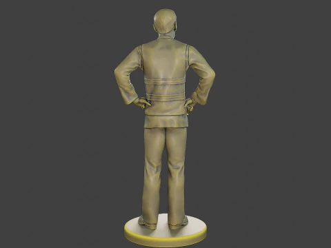 Male Securityreflective vest MSRV 009 3D Print Model