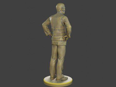 Male Securityreflective vest MSRV 009 3D Print Model