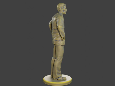 Male Securityreflective vest MSRV 009 3D Print Model