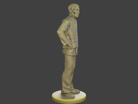 Male Securityreflective vest MSRV 009 3D Print Model