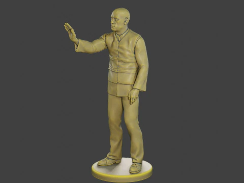 Male Securityreflective vest MSRV 010 3D Print Model