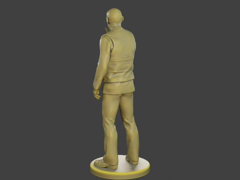 Male Securityreflective vest MSRV 010 3D Print Model