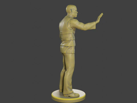 Male Securityreflective vest MSRV 010 3D Print Model