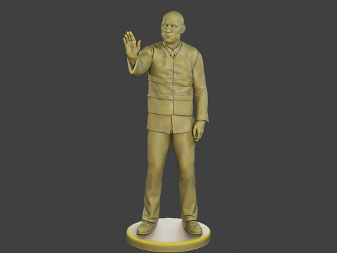 Male Securityreflective vest MSRV 010 3D Print Model