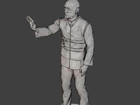 Male Securityreflective vest MSRV 010 3D Print Model
