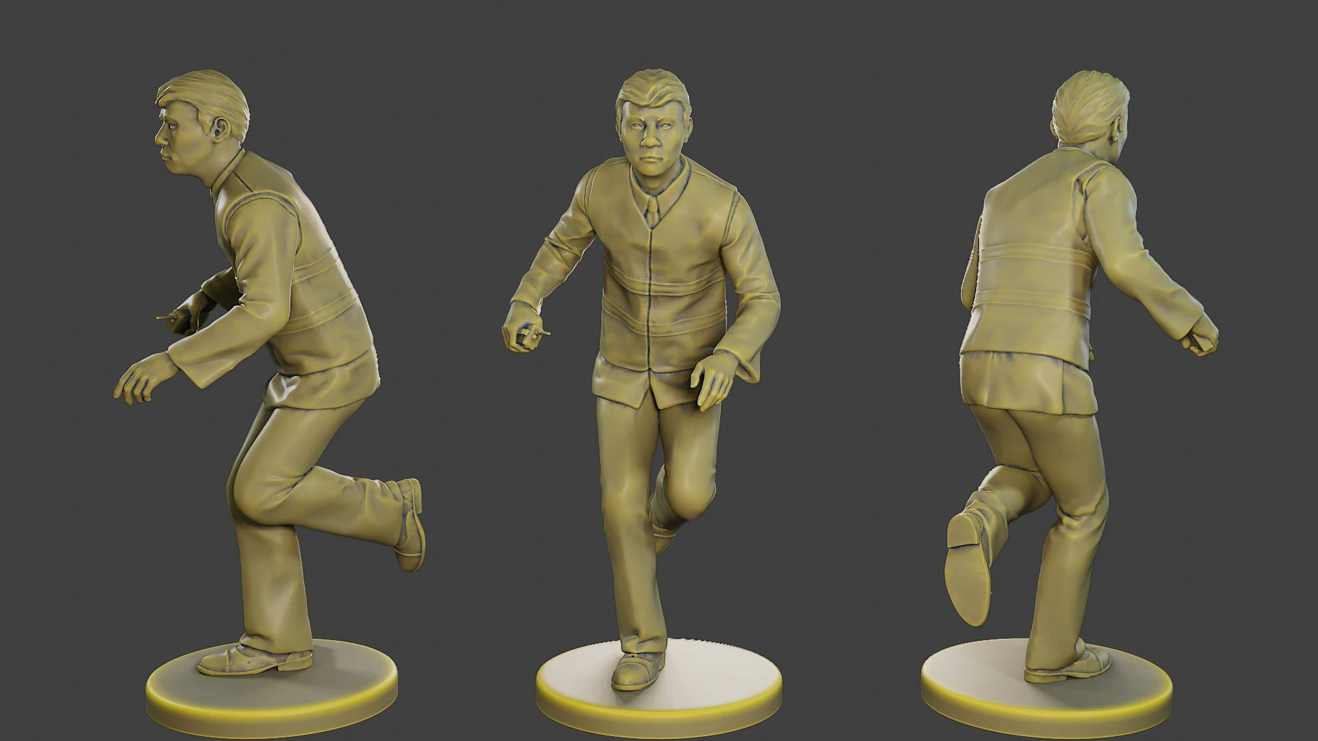 Male Securityreflective vest MSRV 012 3D Print Model .c4d .max .obj .3ds .fbx .stl .blend 