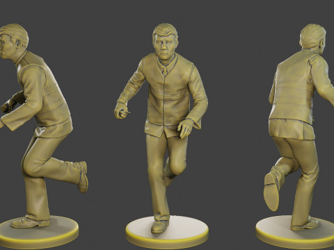 Male Securityreflective vest MSRV 012 3D Print Model