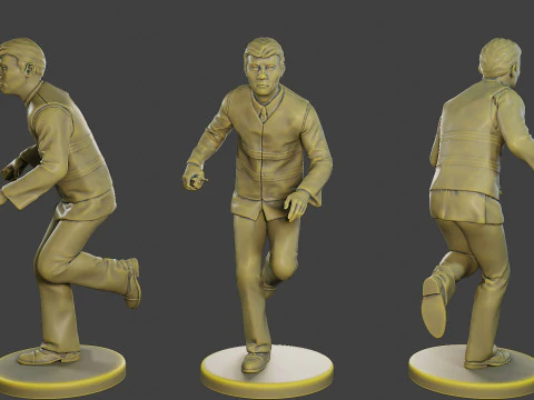 Chaleco reflectante de seguridad masculino MSRV 012 Modelo de impresión 3D