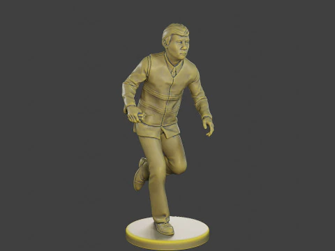 Male Securityreflective vest MSRV 012 3D Print Model