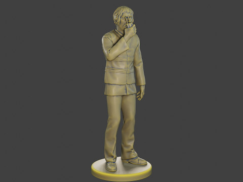 Male Securityreflective vest MSRV 013 Modèles 3D en vedette