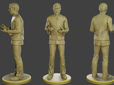 Giubbotto riflettente di sicurezza maschile MSRV 014 Modello di stampa 3D