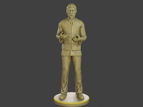 Male Securityreflective vest MSRV 014 3D Print Model