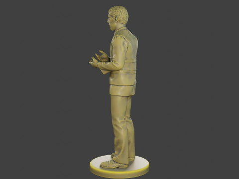 Male Securityreflective vest MSRV 014 3D Print Model
