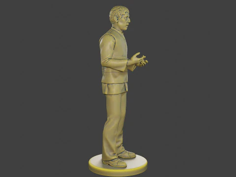 Male Securityreflective vest MSRV 014 3D Print Model