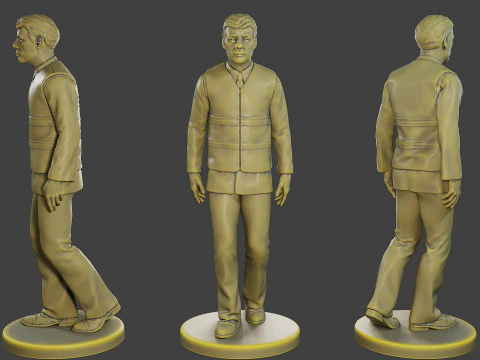 पुरुष सुरक्षा चिंतनशील बनियान एमएसआरवी 015 3D प्रिंट मॉडल